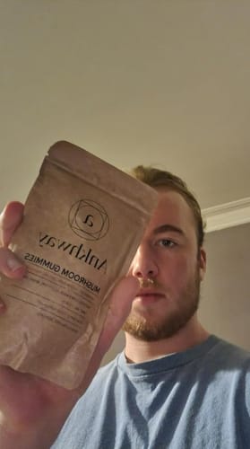 Customer photo review of Mushroom Gummies