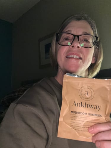 Customer photo review of Mushroom Gummies