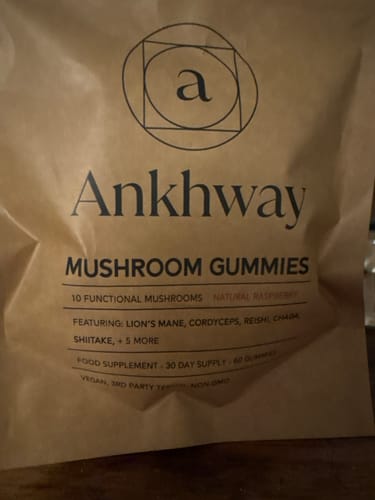 Customer photo review of Mushroom Gummies
