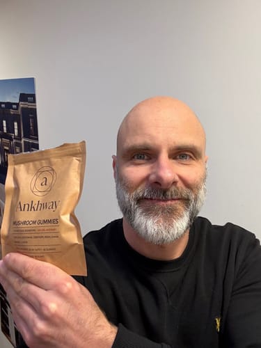 Customer photo review of Mushroom Gummies