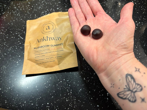 Customer photo review of Mushroom Gummies