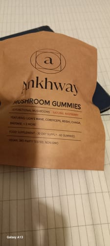 Customer photo review of 2-Month Mushroom Gummies
